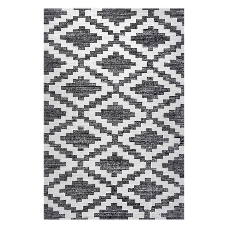 nuLOOM Tamera Modern Diamonds Machine Washable Area Rug