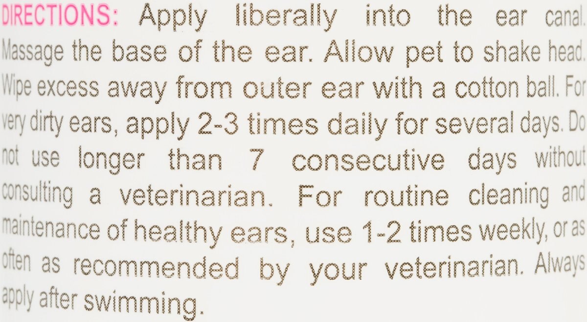 Vetoquinol Ear Cleaning Solution for Dogs and Cats