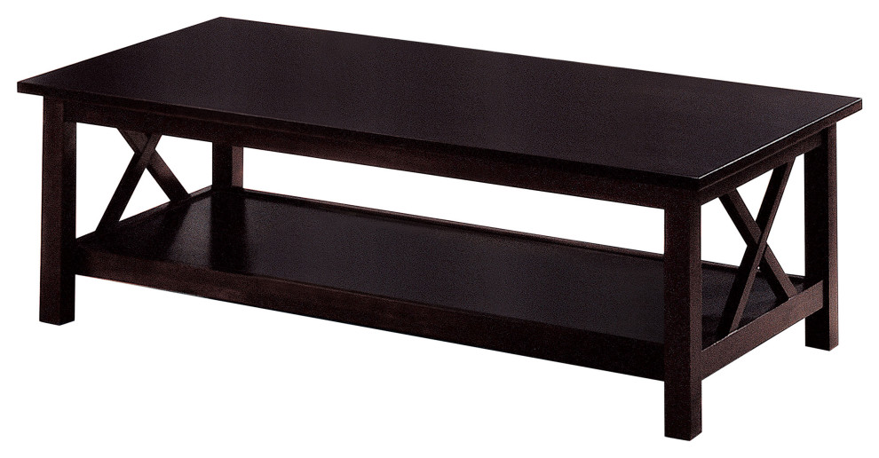 Rachelle 3 piece Occasional Table Set Deep Merlot   Modern   Coffee Table Sets   by Modon  Houzz