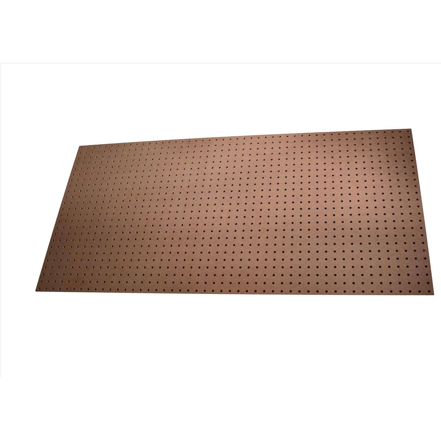 Alexandria Moulding 3/16 in. X 24 in. W X 4 ft. L Medium Fiberboard (MDF) Peg Board