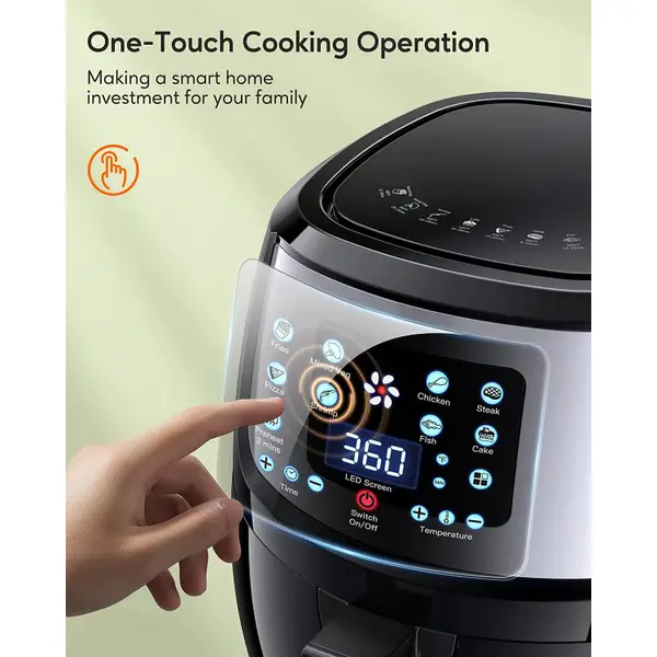 Sboly 8.9 QT 8 Mode Air Fryer with LCD Digital Touch Screen