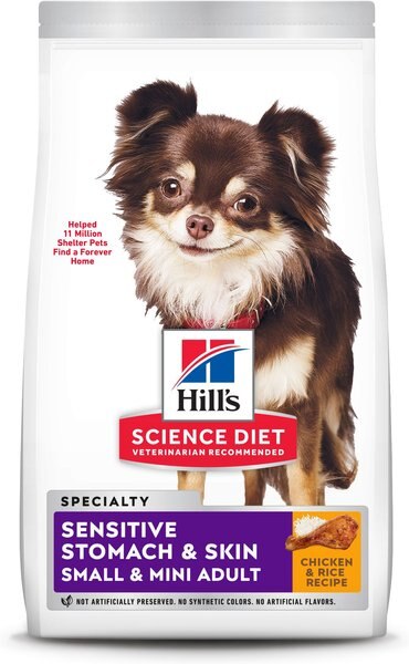 Hill's Science Diet Adult Sensitive Stomach and Skin Small and Mini Breed Chicken Recipe Dry Dog Food