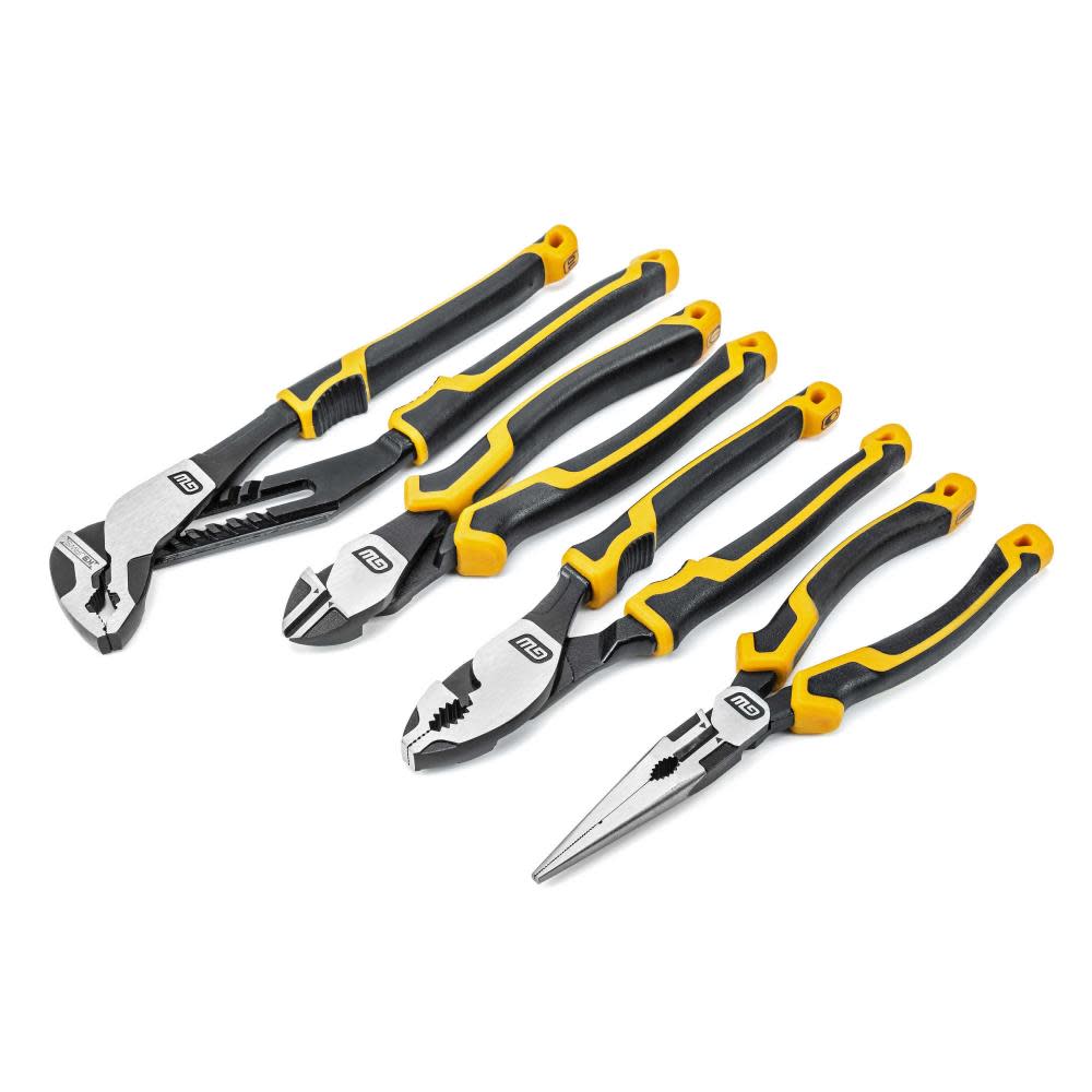 GEARWRENCH Pitbull Mixed Plier Set Dual Material 4pc ;