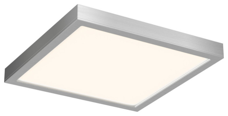 14 quotSquare Indoor/Outdoor LED Flush Mount   Modern   Outdoor Flush mount Ceiling Lighting   by DALS Lighting  Houzz