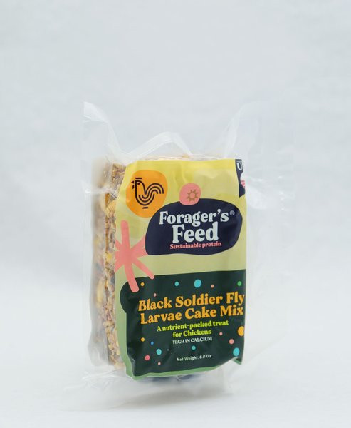 Forager's Feed BSLF Cube Mix Poultry Treats， 8.0-oz bag