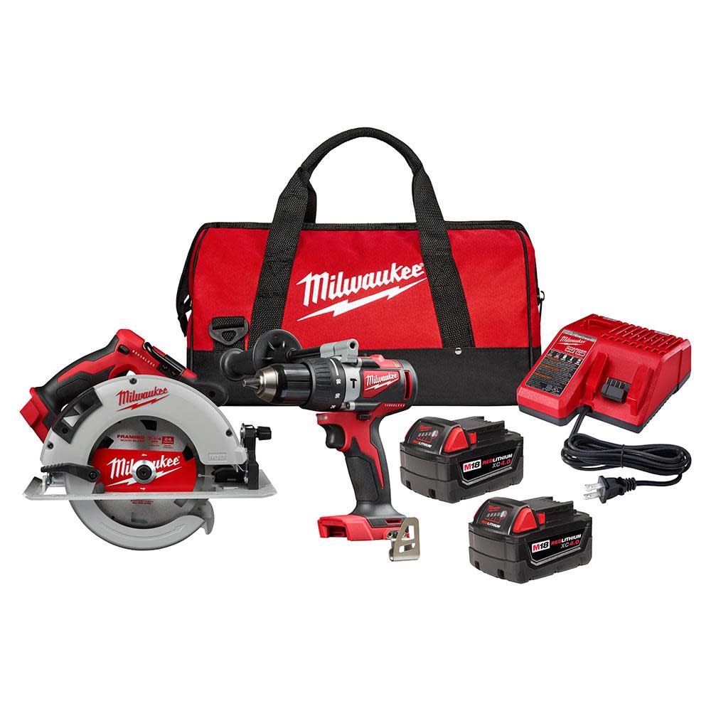 Milwaukee M18 Brushless 2 Pc Combo Kit 2992-22 from Milwaukee