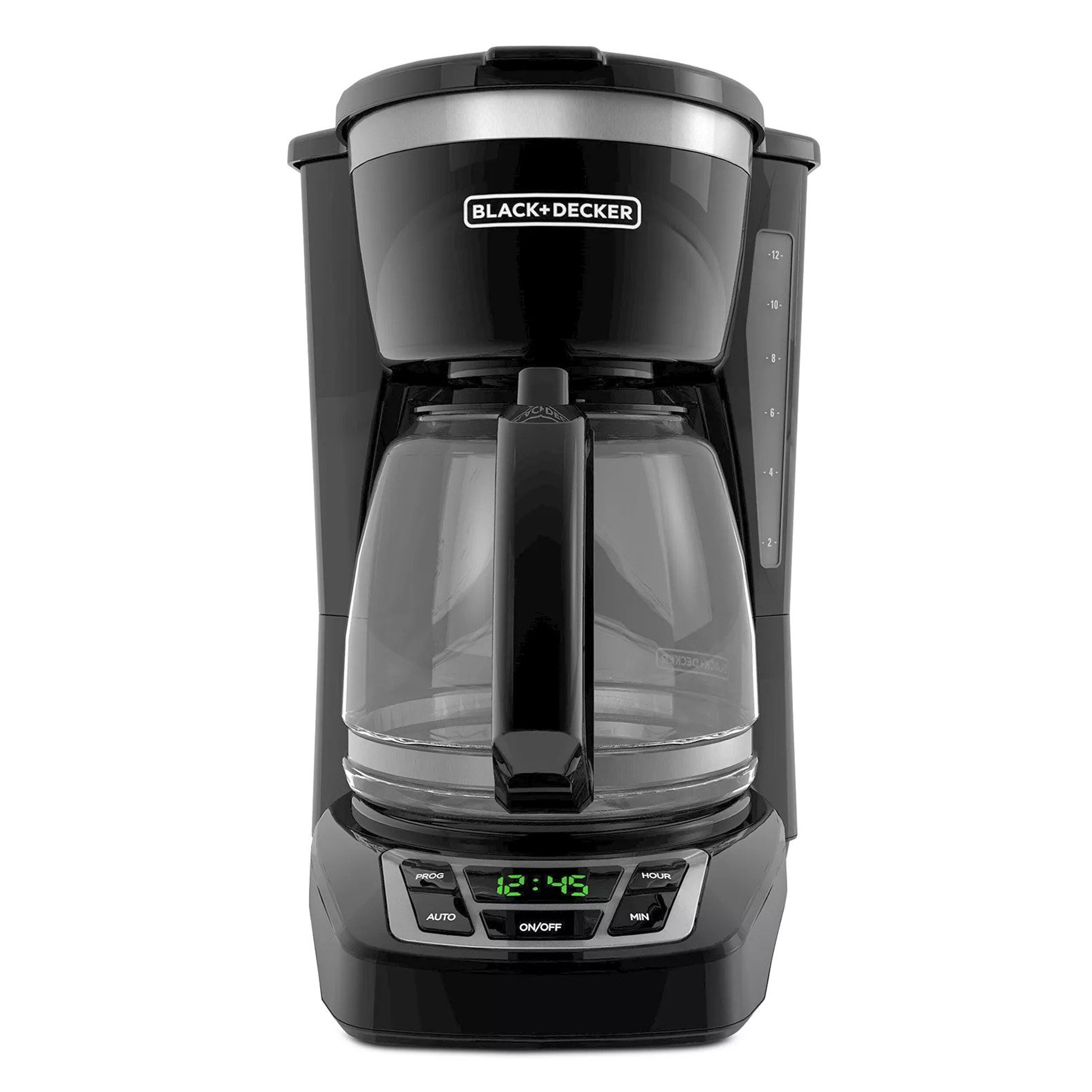 12 Cup Programmable Coffee Maker in Black