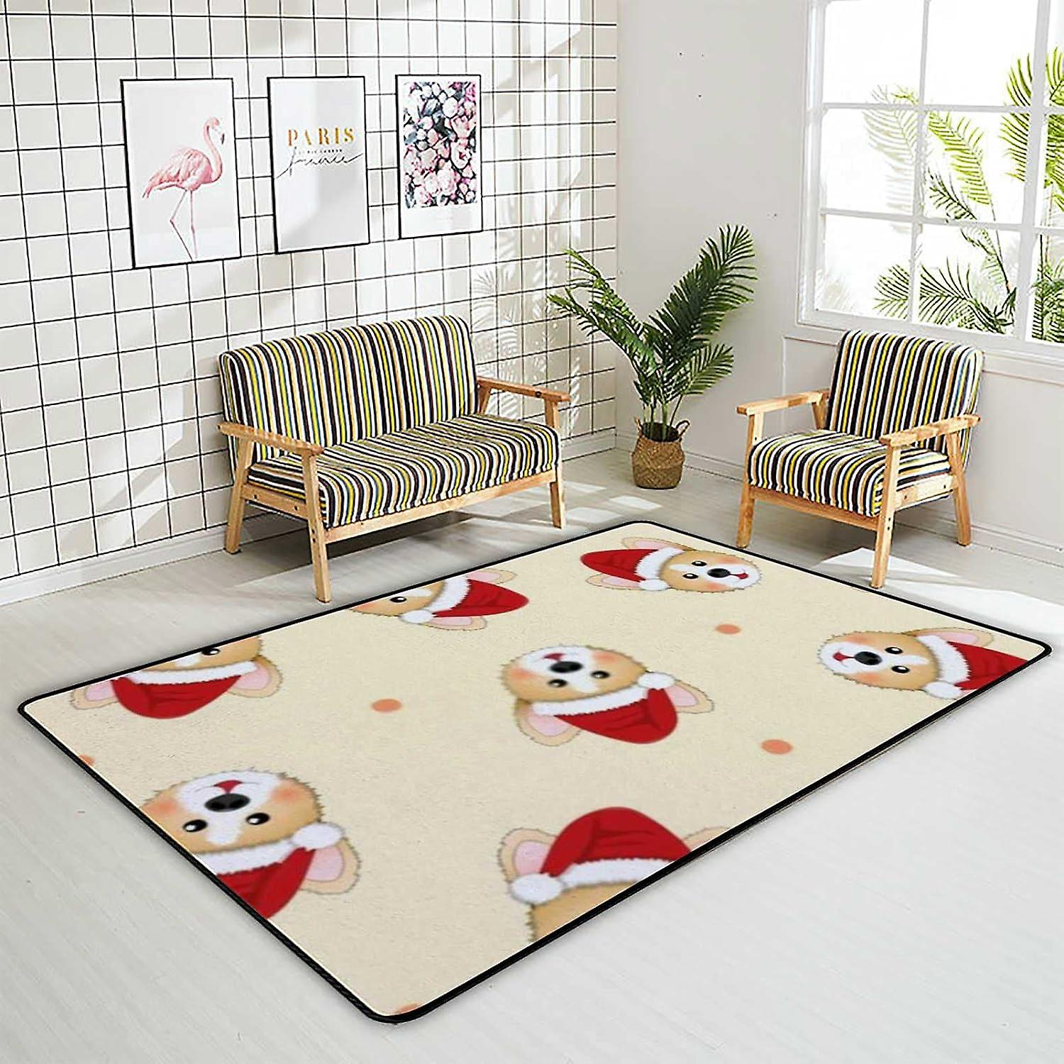 Soft Area Rugs Sloth In Jungle Floor Carpet Mat For Kids Playing Room Hardwood Floor Living Room 72x48in