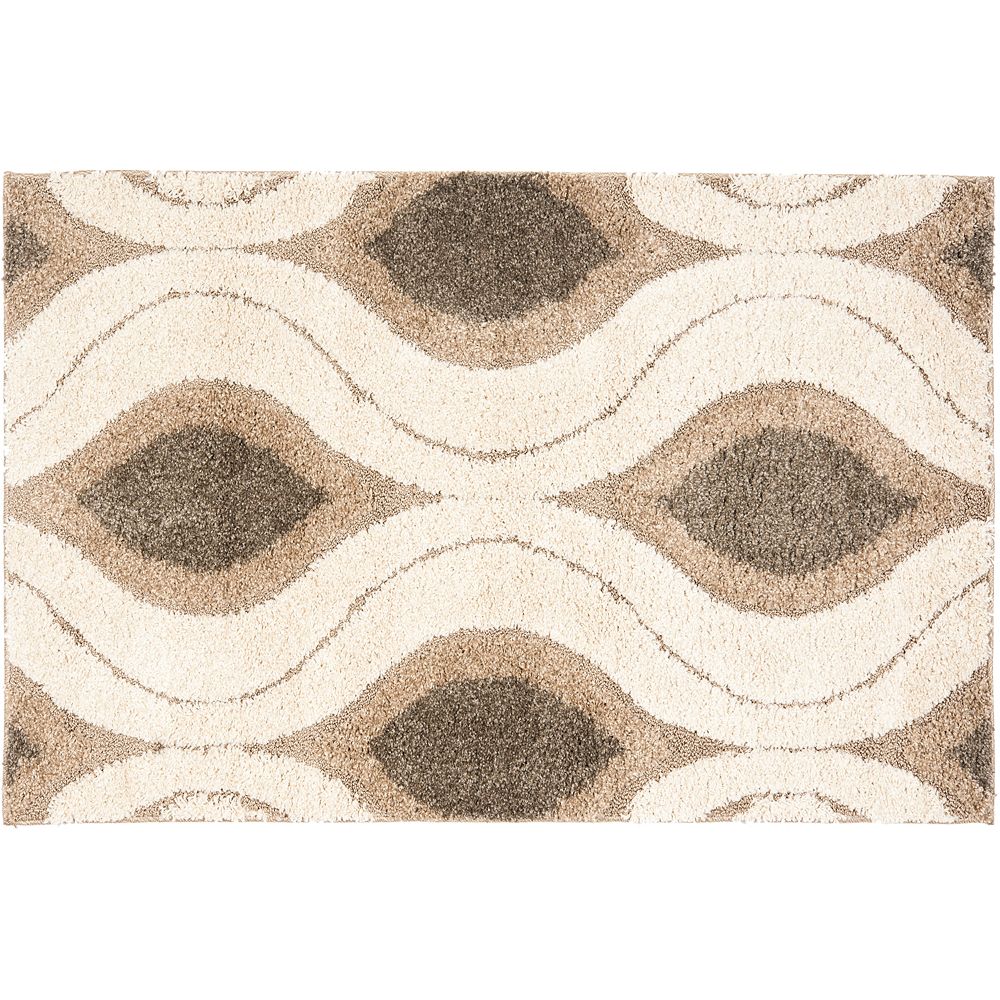 Safavieh Shag Cream Geometric Rug