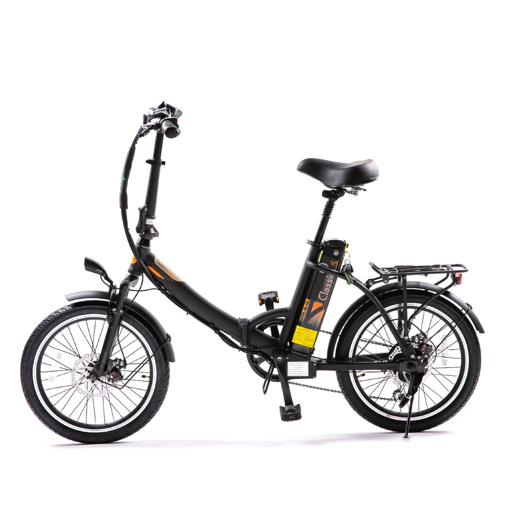 Green Bike Electric Classic LS Step Thru 36V Folding Ebike