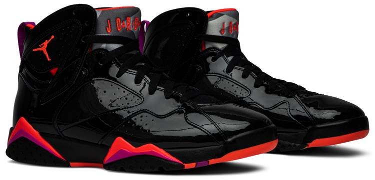 Wmns Air Jordan 7 Retro 'Black Gloss' 313358-006