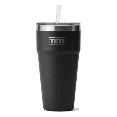 YETI Rambler 26 oz Straw Cup Black