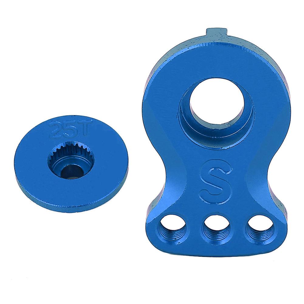 25t Buffer Metal Steel Ring Gear Arm For 1/10 1/8 Rc Vehicle(s Model)(n10220nb Blue)