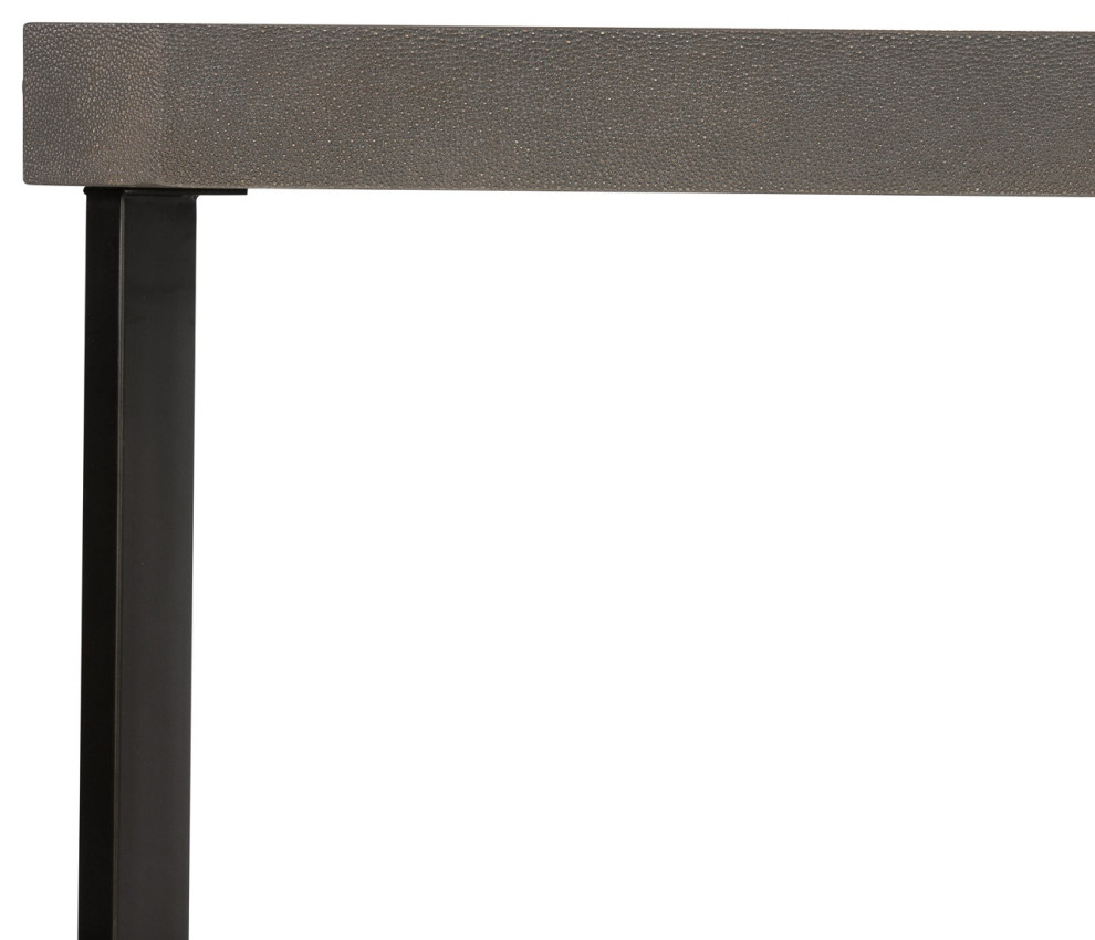 Melbourne Console Table  Faux Shagreen   Transitional   Console Tables   by Mandalay Home Furnishings  Inc.  Houzz