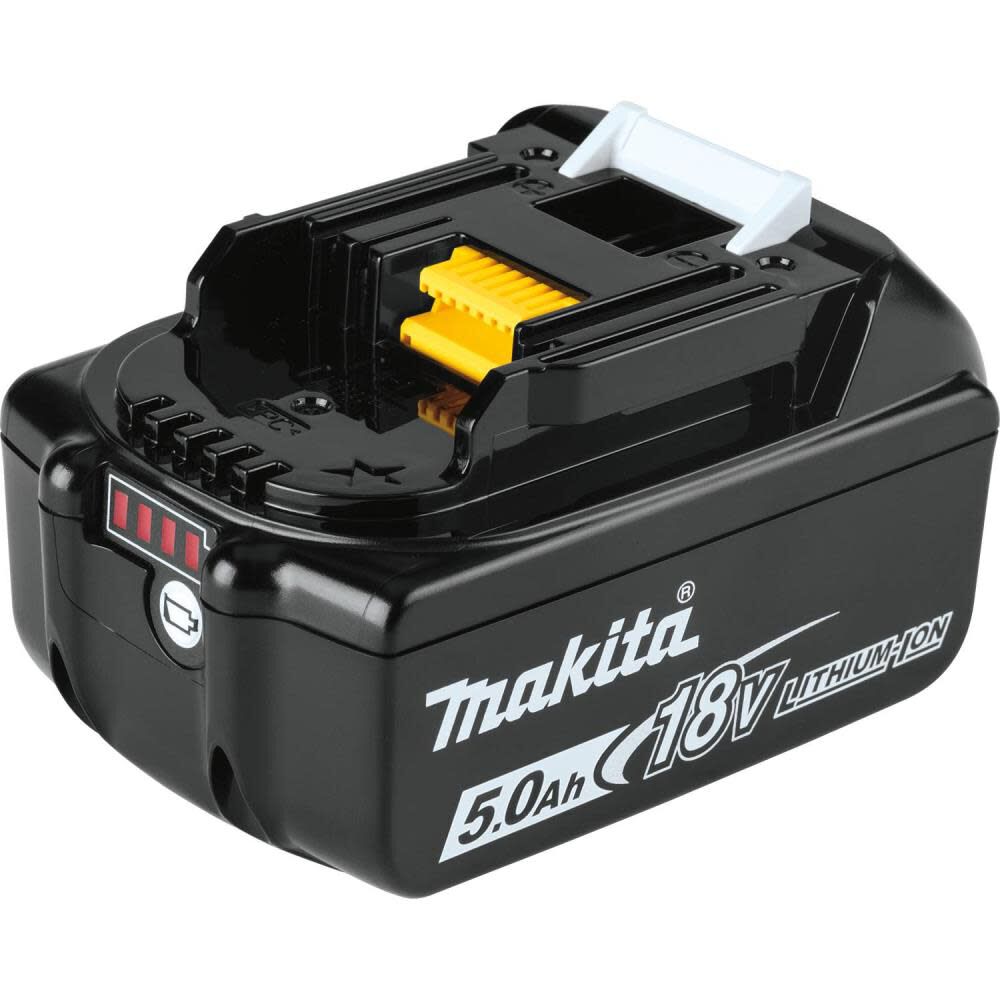 Makita 18V LXT Lithium-Ion Battery and Rapid Optimum Charger Starter Pack (5.0Ah) BL1850BDC2 from Makita