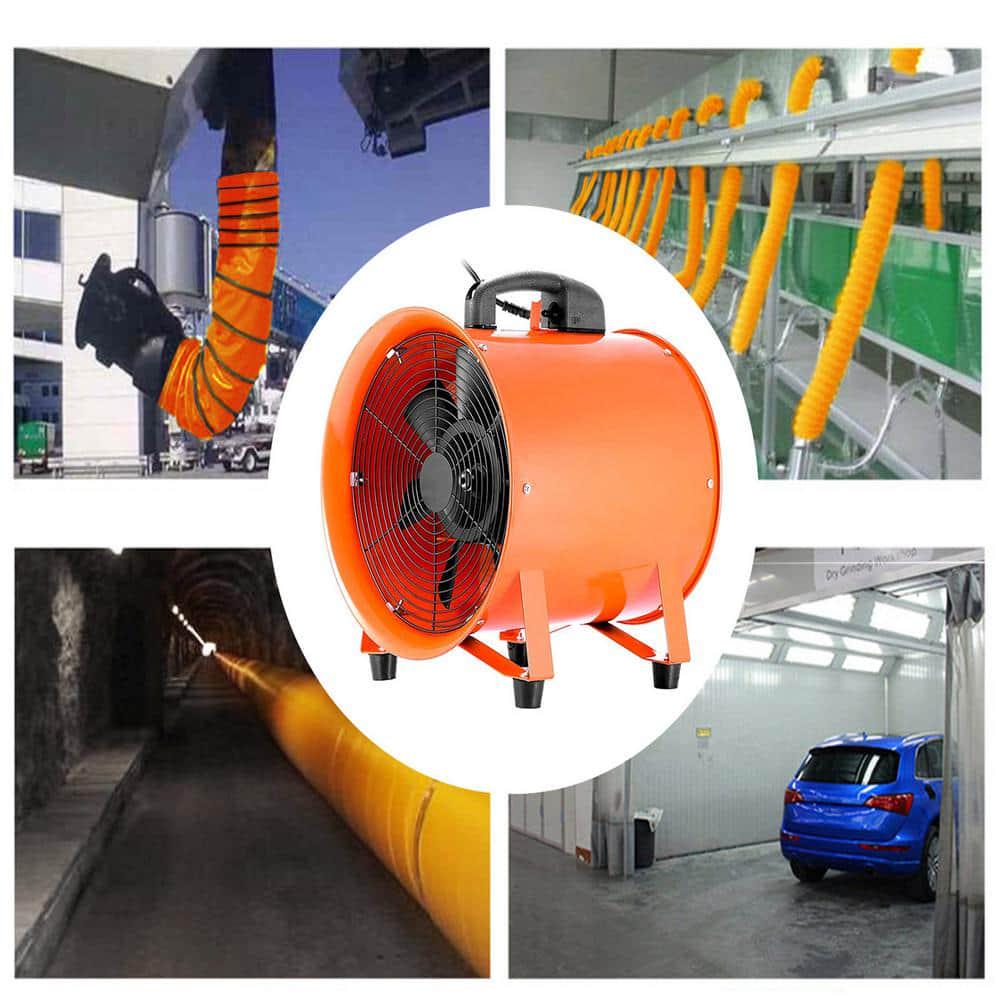 VEVOR Utility Blower Fan 12 in Portable High Velocity Ventilation Fan 07 HP 2295 CFM for Exhausting at Home Job Work Shop