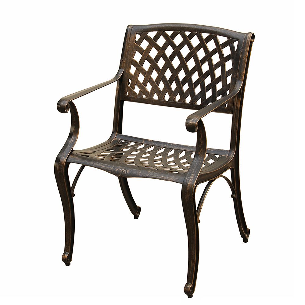 Traditional Bronze Finish Indoor  / Outdoor Arm Chair