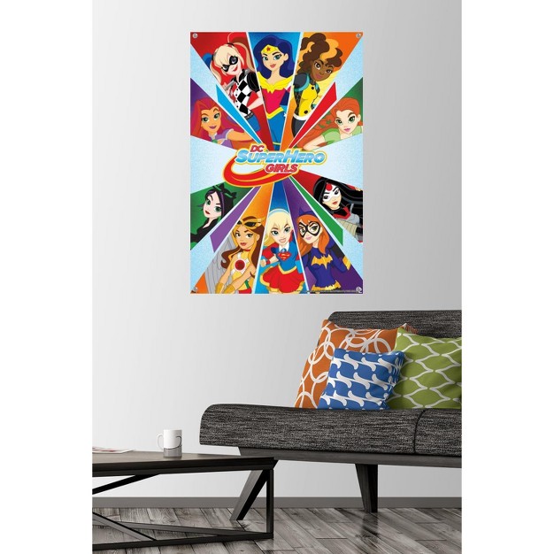 Trends International Dc Comics Tv Dc Superhero Girls Collage Unframed Wall Poster Prints