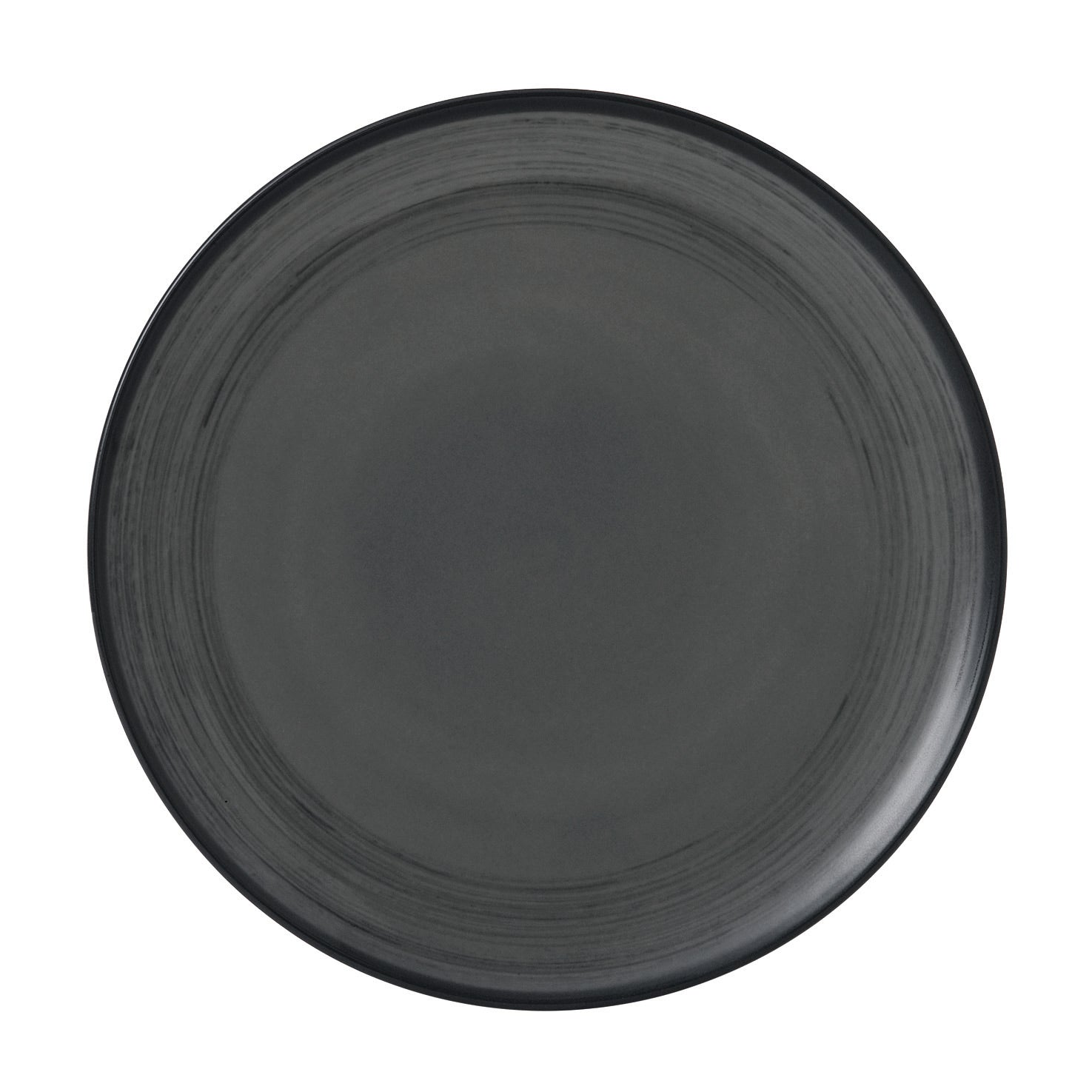 Brushed Glaze 16-Piece Set in Charcoal Grey