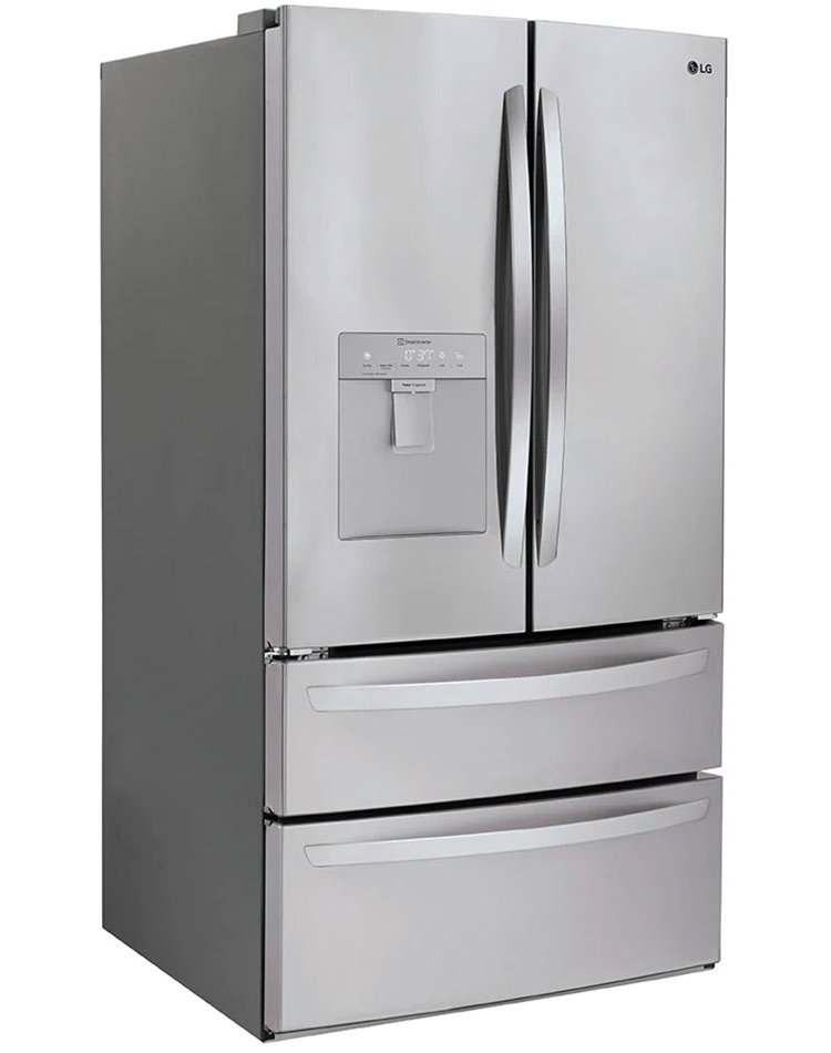 LG 29 Cu. Ft. Stainless Steel 4-Door French Door Refrigerator With Slim Design Water Dispenser