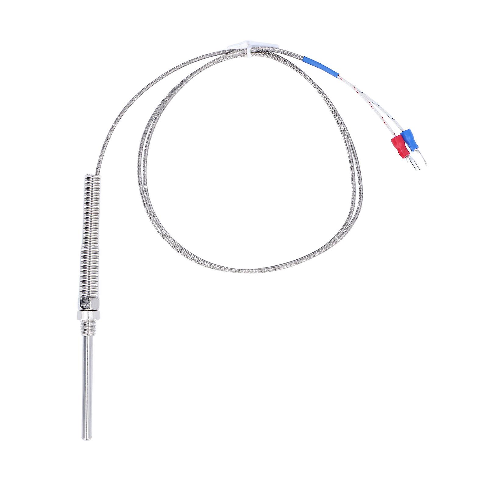 Berm K Type Thermocouple Temperature Controller Sensor 0400 50mm Probe 1meter Wire