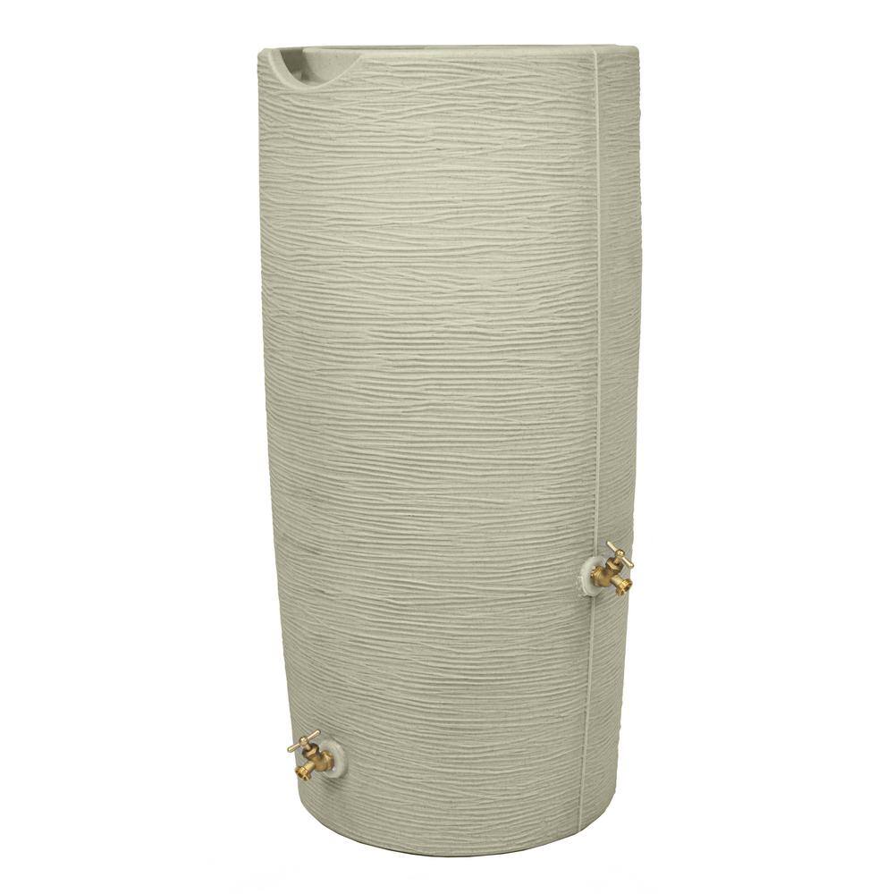 Good Ideas Impressions 50 Gal. Rain Barrel in Sandstone IM-STO050-SAN