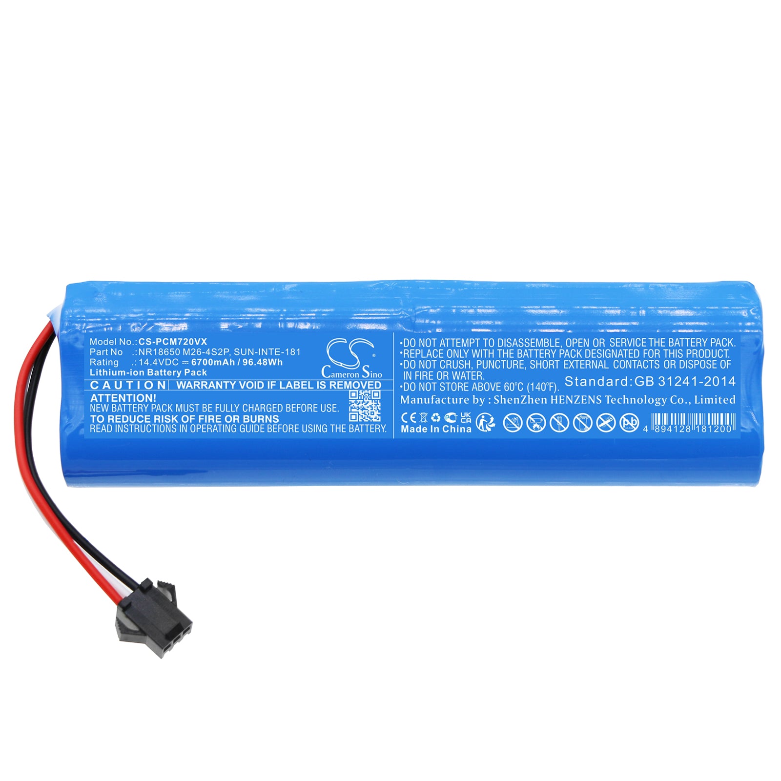 Arnagar S8 pro Vacuum Replacement Battery BatteryClerkcom Vacuum