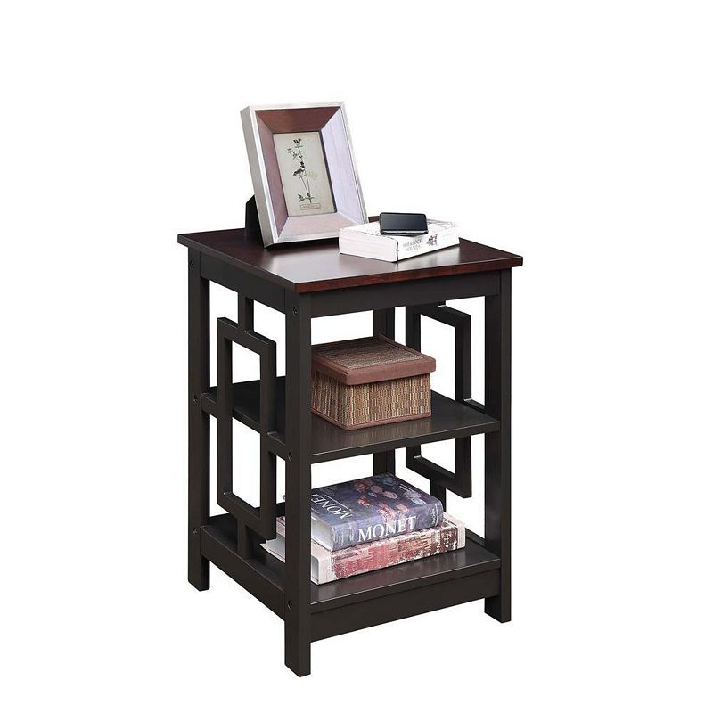 Convenience Concepts Town Square End Table with Shelves