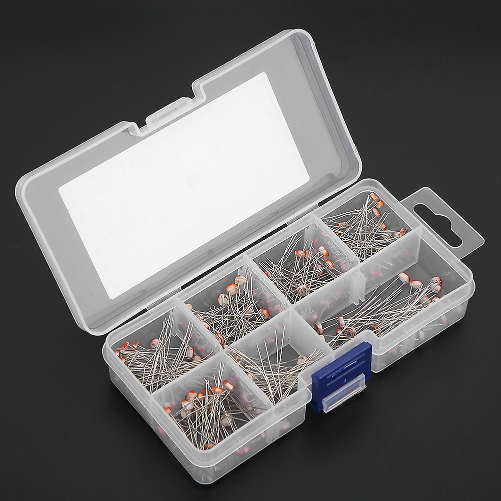 175pcs Mini Photosensitive Resistor Kit Gl5506 Gl5516 Gl5526 Gl5528 Gl5537 Gl5539 Gl5549