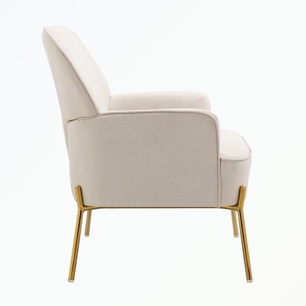 Upholstered Modern Arm Accent Chair