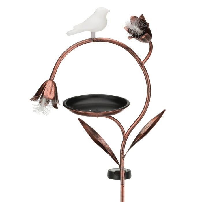 Illuminate Solar Birdfeeder Stake   Flowers