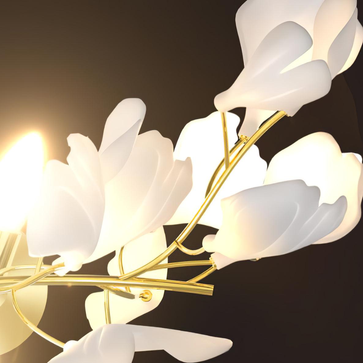 Gingko Flowers Plug-in Wall Lamp