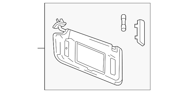 Genuine OE GM Sun-Visor - 23234080