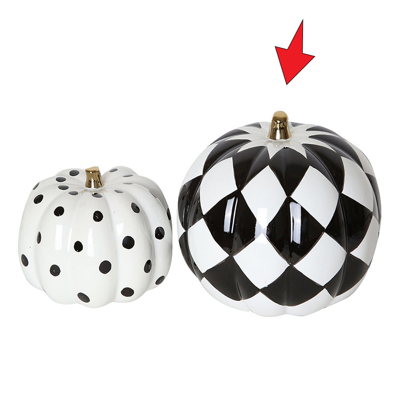 Grid Pumpkin Decoration-A Fa-D1988A