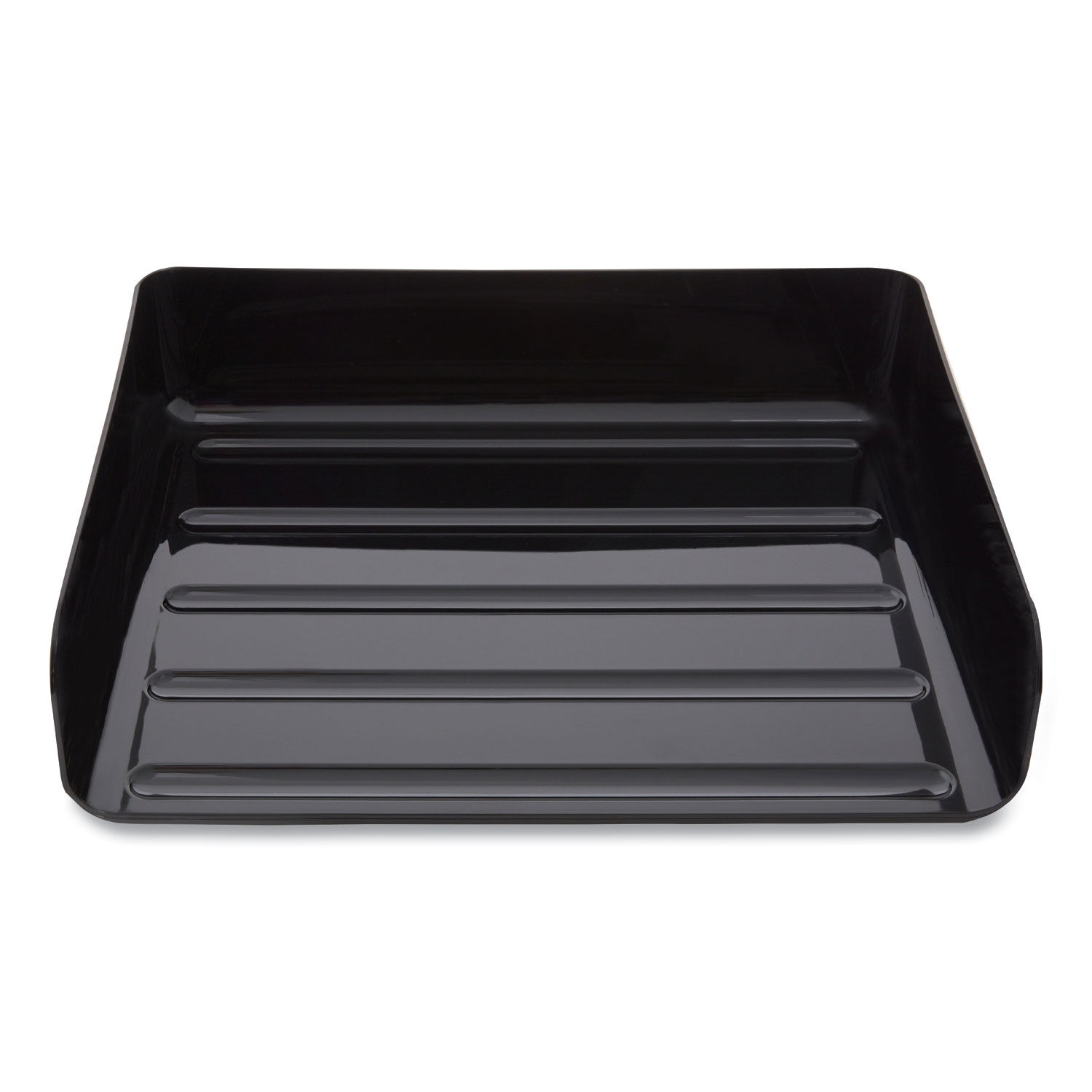 Side-Load Stackable Plastic Document Tray by TRU REDandtrade; TUD24380803