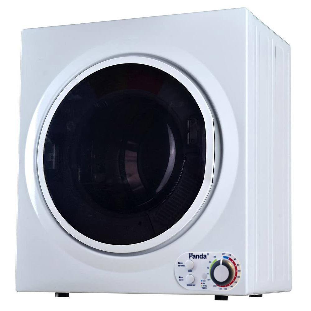 Panda 3.5 cu.ft. 110-Volt Compact Portable Electric Laundry Dryer White and Black PAN760SF