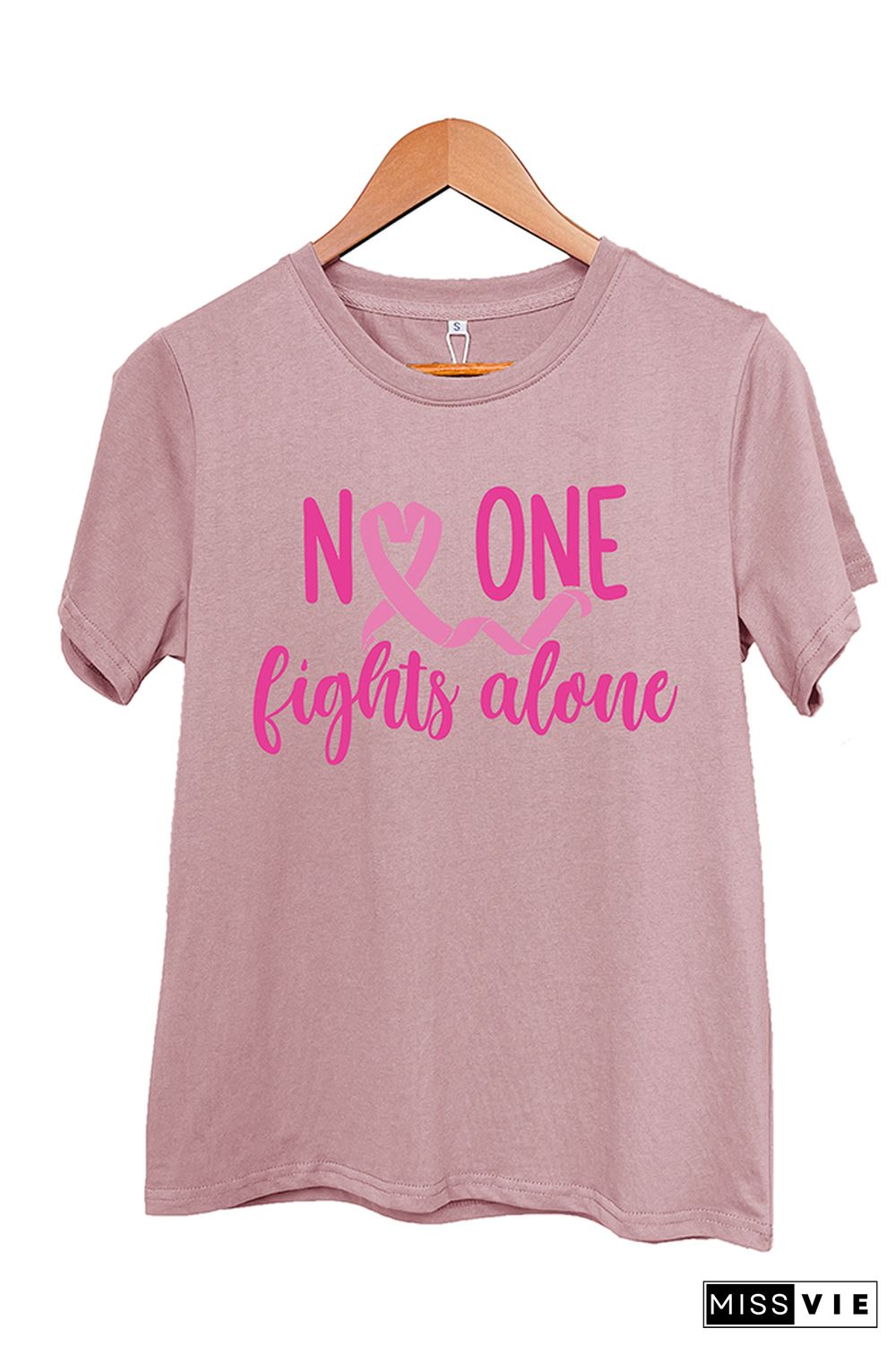 No One Fights Alone Graphic Tee Wholesale