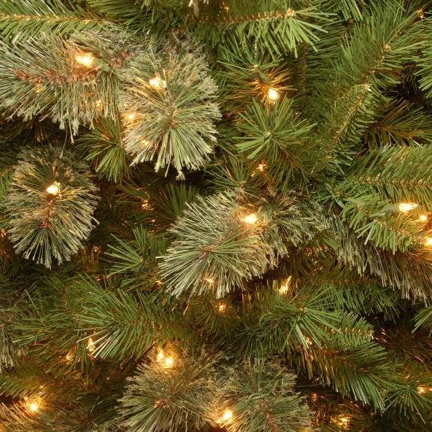 National Tree Company 7.5 Ft. Tacoma Pine Slim Tree With Clear Lights