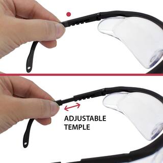 Zayaan Health Clear Simone Color Lens Black Temple (4-Pairs) ZH-SISG-CLLBKT-MS20-4