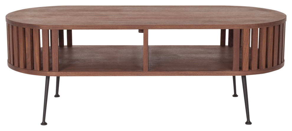 Henrich Coffee Table Natural Oil   Industrial   Coffee Tables   by HedgeApple  Houzz