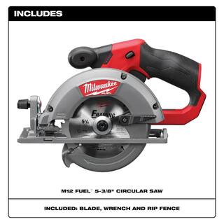 MW M12 FUEL 12-Volt Cordless Hammer Drill and Impact Driver with M12 FUEL 5-38 in. Circular Saw and Multi-Tool Combo Kit 3497-22-2530-20-2526-20