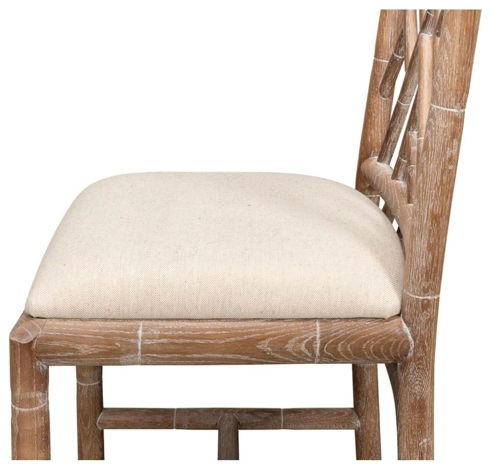 Regency Faux Bamboo Side Chair   Asian   Dining Chairs   by English Georgian America  Houzz