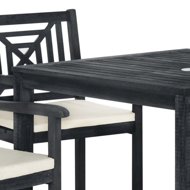 Del Mar 5 Piece Patio Outdoor Dining Set Safavieh