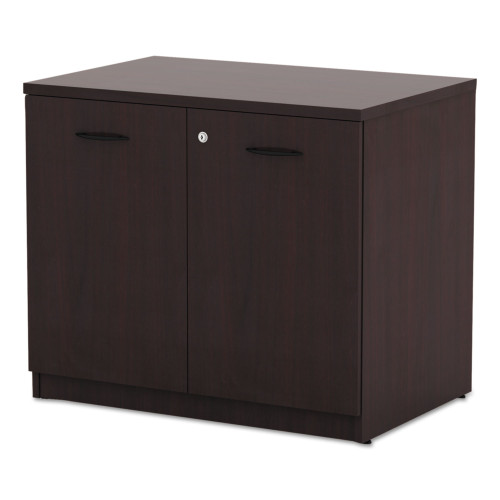 Alera Valencia Series Storage Cabinet， 34.13w x 22.78d x 29.5h， Mahogany (VA613622MY)