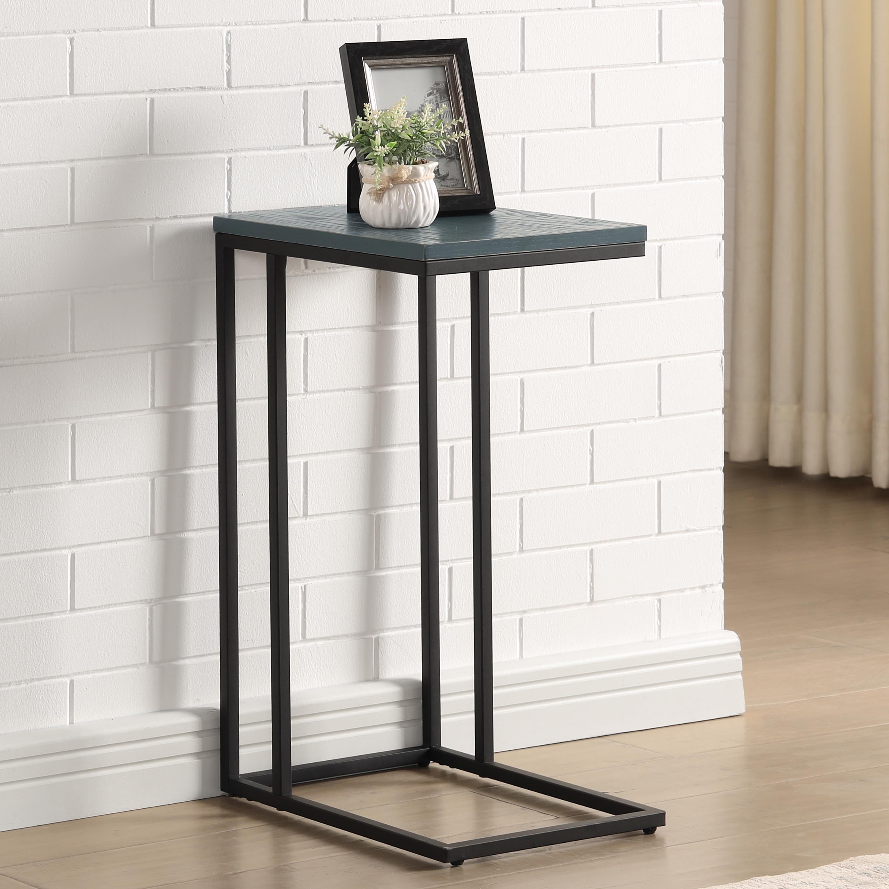 Furniture of America Rendrick Farmhouse 16-inch C-shaped Side Table