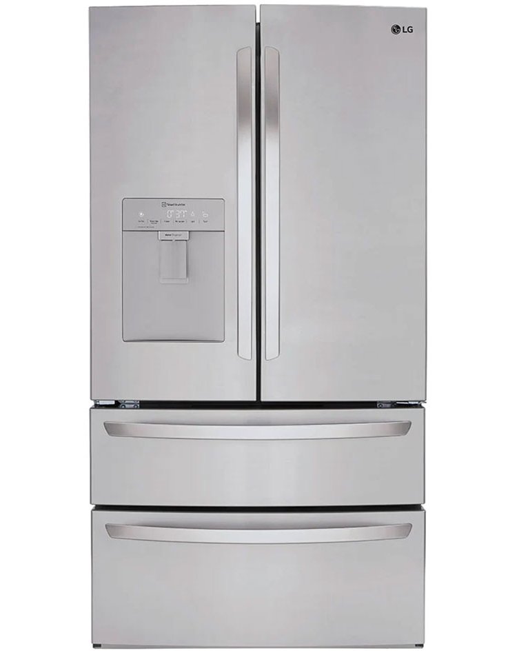 LG 29 Cu. Ft. Stainless Steel 4-Door French Door Refrigerator With Slim Design Water Dispenser