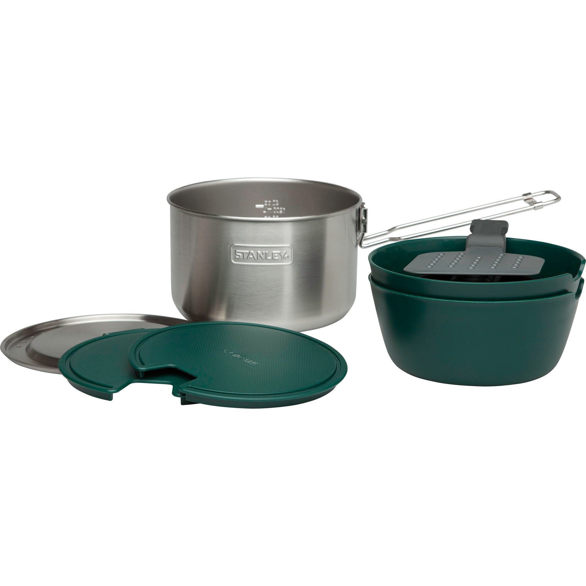 Stanley Adventure All-in-One Two Bowl Camp Cook Set - Stainless Steel