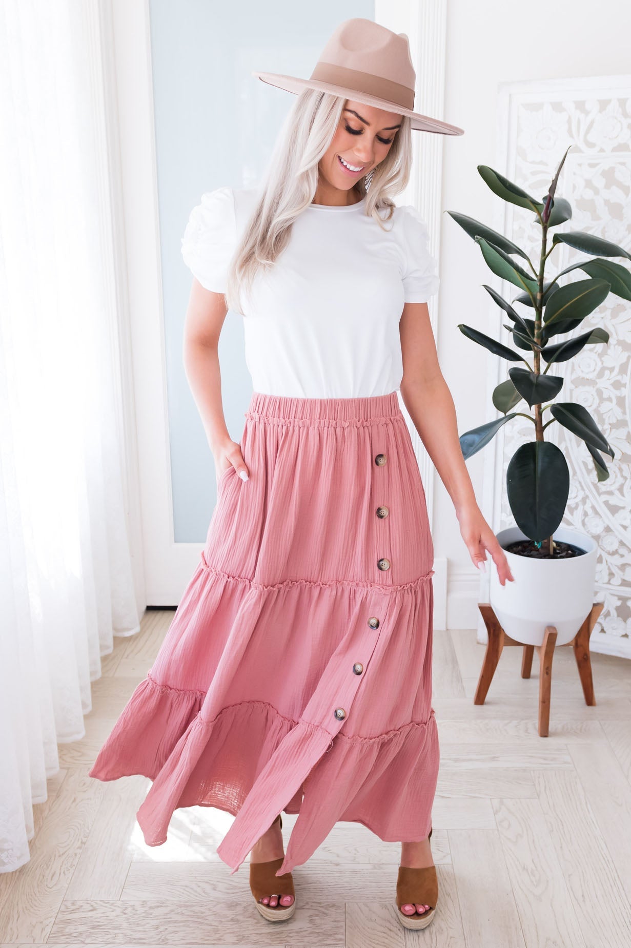 It's A Girls Day Modest Maxi Skirt