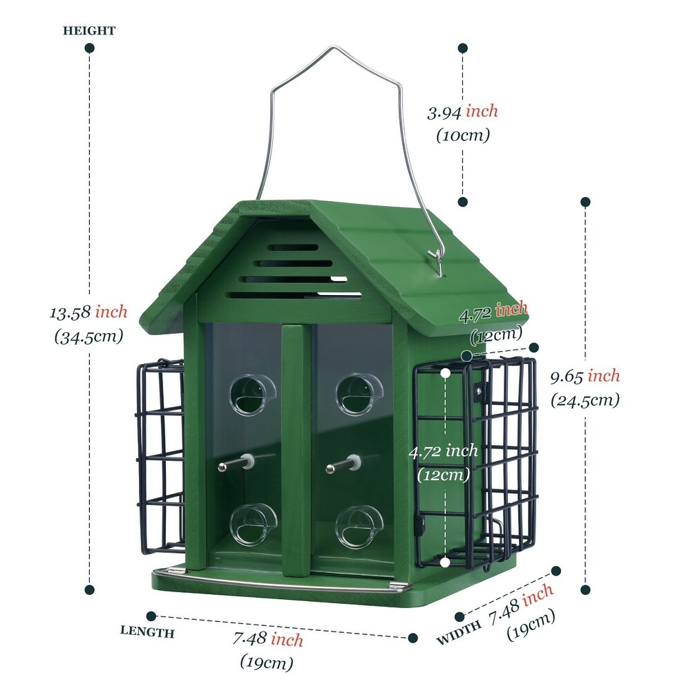 Bird Feeder for Outside  Hanging Wild Birdfeeder