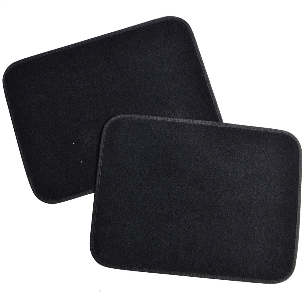 BDK Car Floor Mats 4 Pieces Carpet Protection - Universal Fit for Car， SUV， VA and Truck， Front and Rear